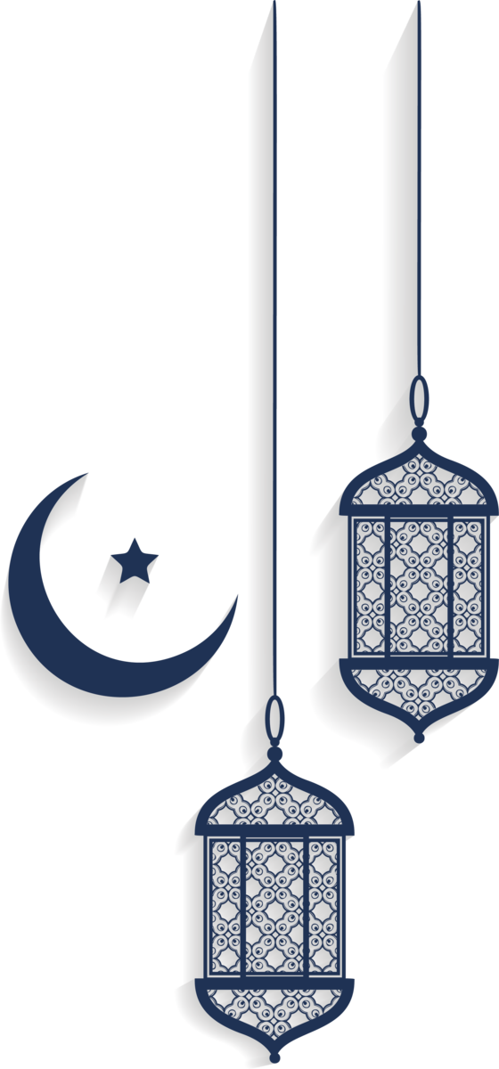 Transparent Islamic New Year Lantern Design Royalty-free for Hijri New Year for Islamic New Year