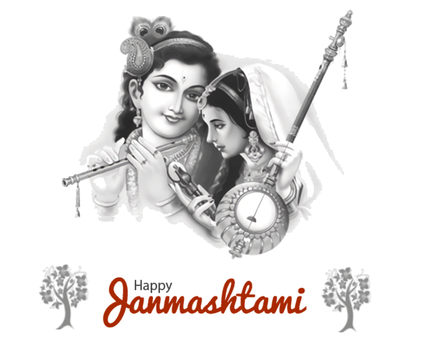 Transparent Janmashtami Krishna Janmashtami Happiness Radha for Krishna for Janmashtami
