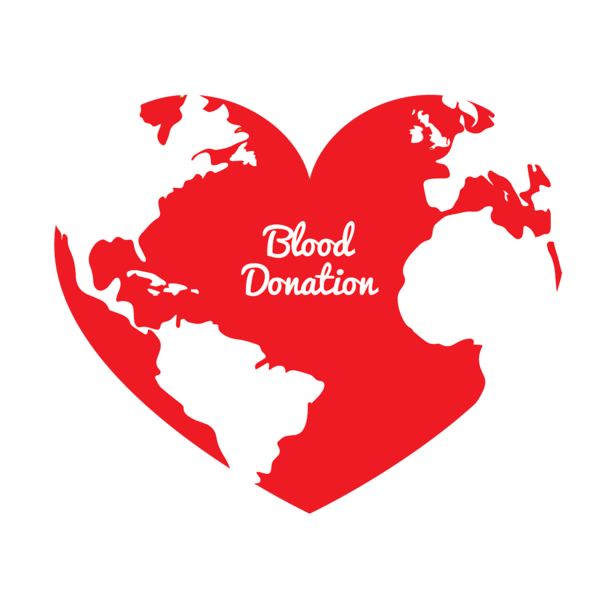 Transparent World Blood Donor Day Globe World World map for Blood Donor for World Blood Donor Day