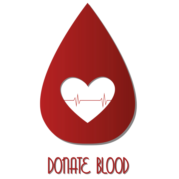 Transparent World Blood Donor Day Logo Font Design for Blood Donor for World Blood Donor Day