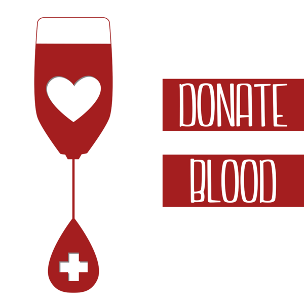 Transparent World Blood Donor Day Wine glass Logo Wine for Blood Donor for World Blood Donor Day
