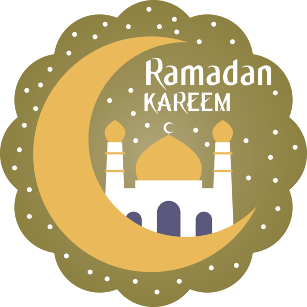 Transparent Ramadan Logo Line Area for EID Ramadan for Ramadan