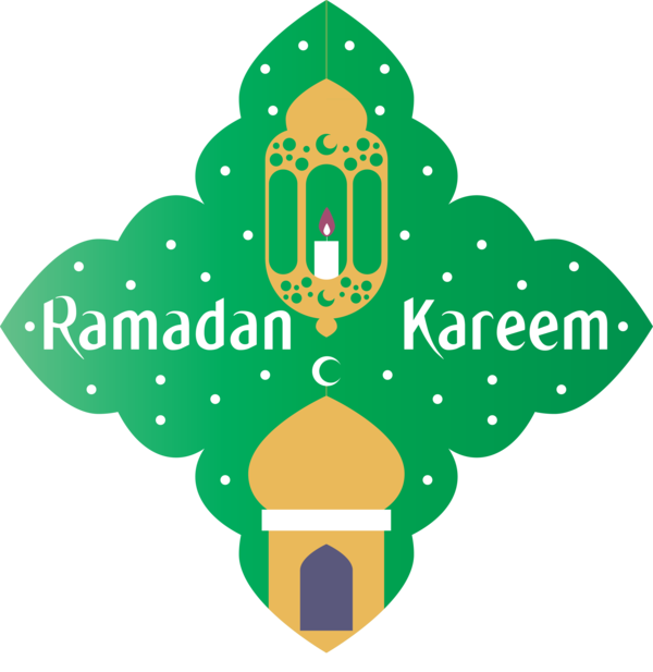 Transparent Ramadan Islamic calligraphy Logo for EID Ramadan for Ramadan