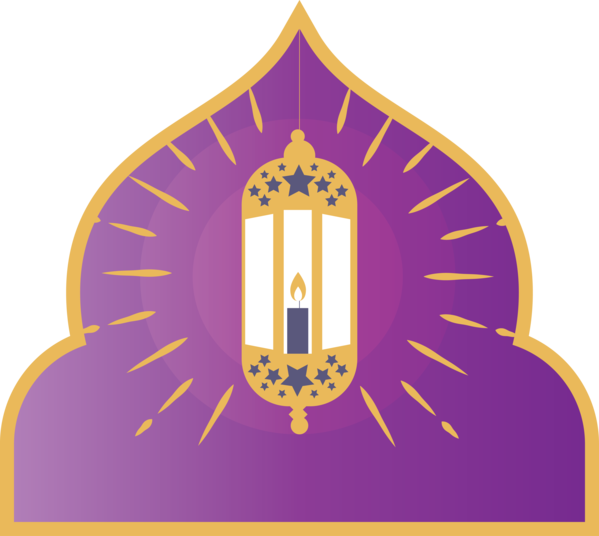 Transparent Ramadan Logo Font Purple for EID Ramadan for Ramadan