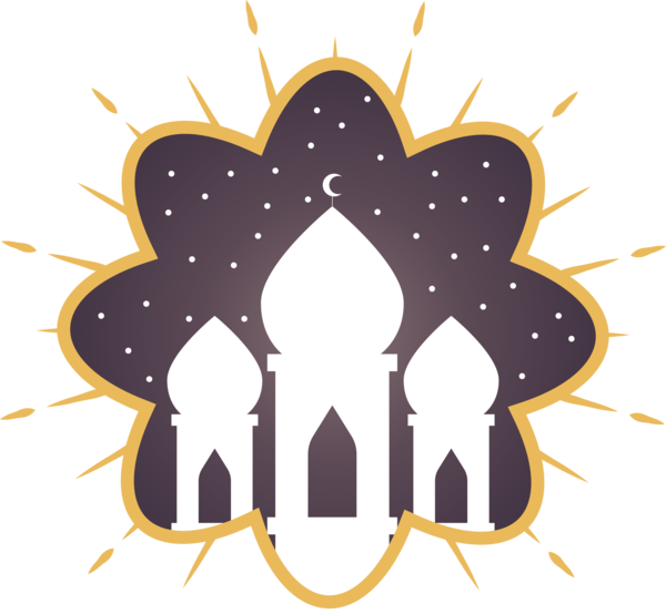 Transparent Ramadan Design Flat design Logo for EID Ramadan for Ramadan