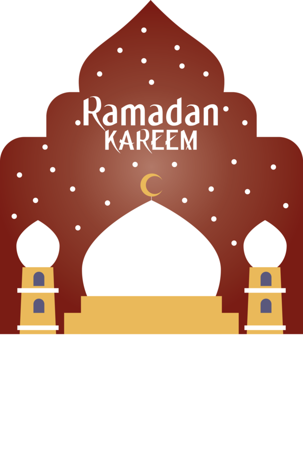 Transparent Ramadan Cartoon Font Meter for EID Ramadan for Ramadan