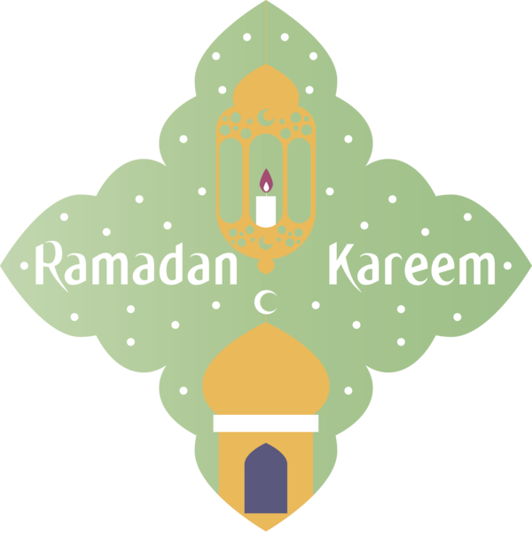 Transparent Ramadan Four-leaf clover Cartoon Drawing for EID Ramadan for Ramadan