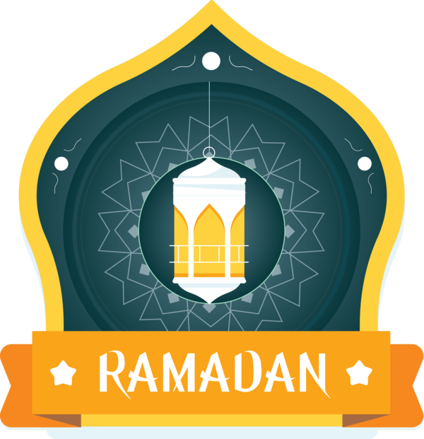 Transparent Ramadan Logo Design Text for EID Ramadan for Ramadan