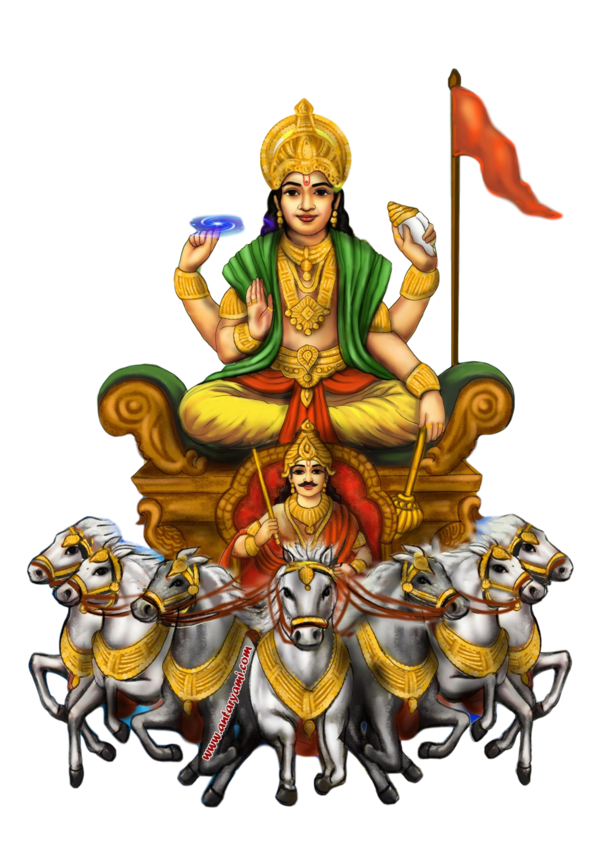 Transparent Ratha Saptami Mantra Vishnu Shiva for Magha Saptami for Ratha Saptami