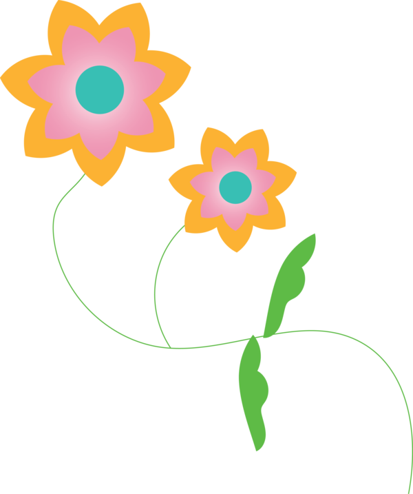 Transparent Cinco de Mayo Floral design Plant stem Leaf for Fifth of May for Cinco De Mayo