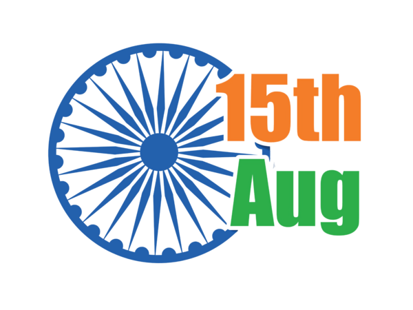 Transparent Indian Independence Day Indian Independence Day Logo August 15 for Independence Day 15 August for Indian Independence Day