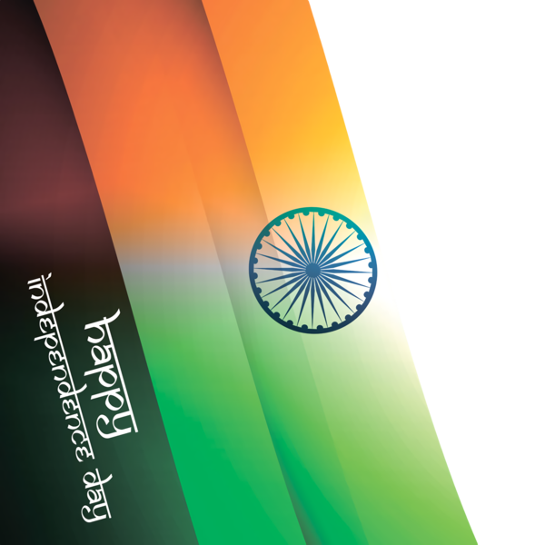 Transparent Indian Independence Day Flag of India Design Indian Independence Day for Independence Day 15 August for Indian Independence Day