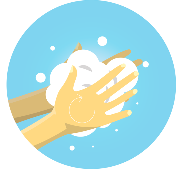 Transparent Global Handwashing Day Line Computer Meter for Hand washing for Global Handwashing Day