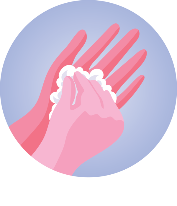 Transparent Global Handwashing Day Pink M Design Meter for Hand washing for Global Handwashing Day