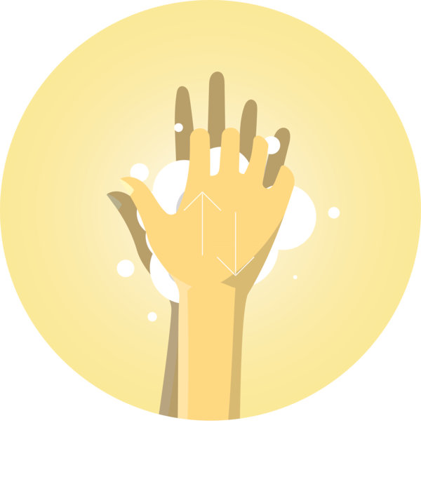 Transparent Global Handwashing Day Yellow Font Design for Hand washing for Global Handwashing Day