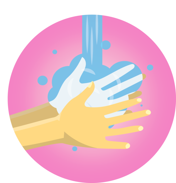 Transparent Global Handwashing Day Line Design Meter for Hand washing for Global Handwashing Day