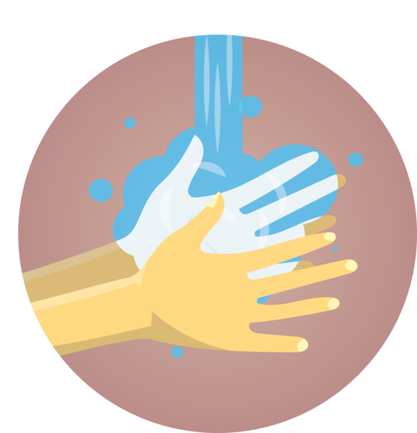 Transparent Global Handwashing Day Line Design Meter for Hand washing for Global Handwashing Day