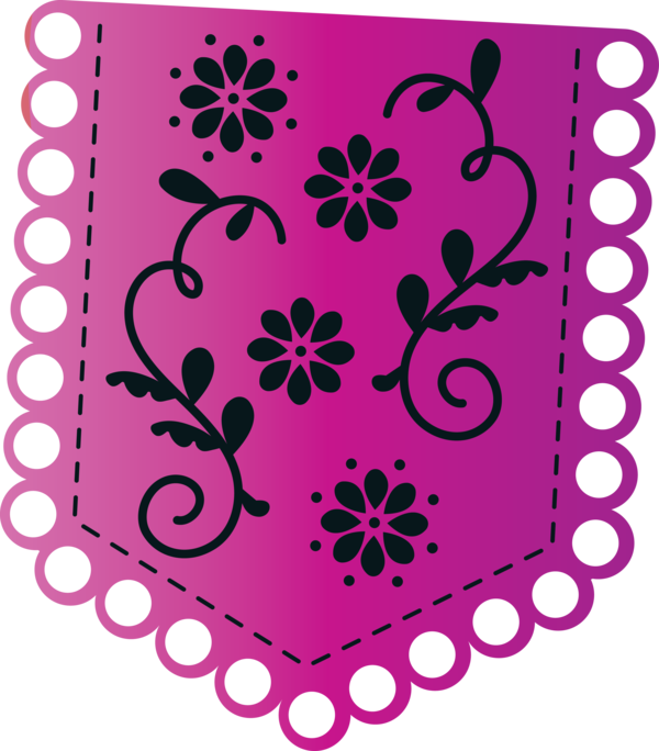 Transparent Cinco De Mayo Visual arts Pink M Pattern for Mexico Flag Bunting for Cinco De Mayo