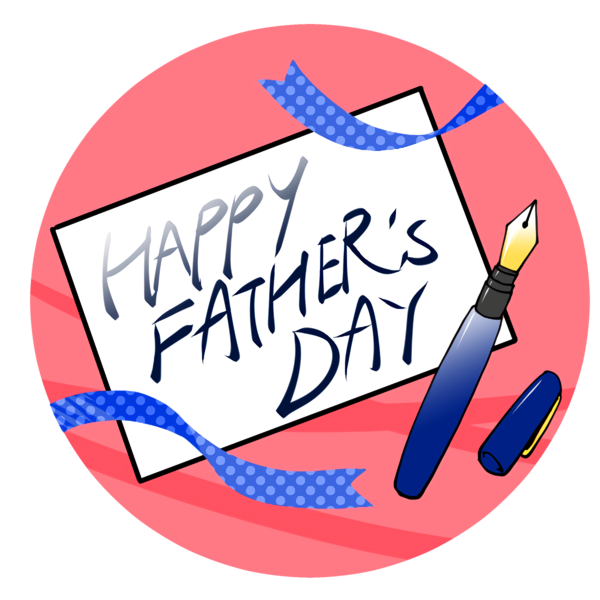Transparent Father's Day Cartoon Design LINE for Fathers Day Cartoon for Fathers Day