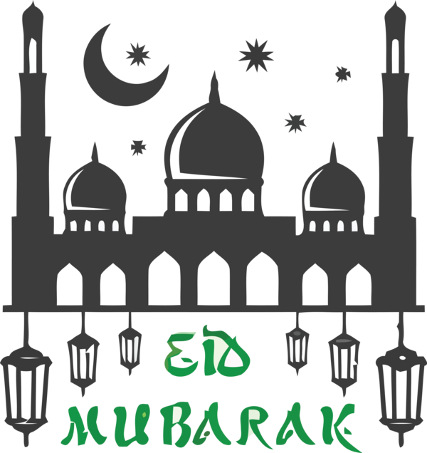 Transparent Eid al-Adha Poster Symbol Design for Eid Qurban for Eid Al Adha
