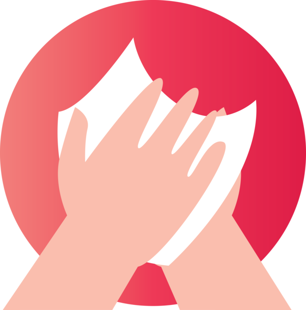 Transparent Global Handwashing Day Hand model Nail Logo for Hand washing for Global Handwashing Day