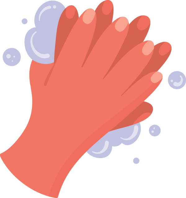 Transparent Global Handwashing Day Hand model Safety Glove Design for Hand washing for Global Handwashing Day