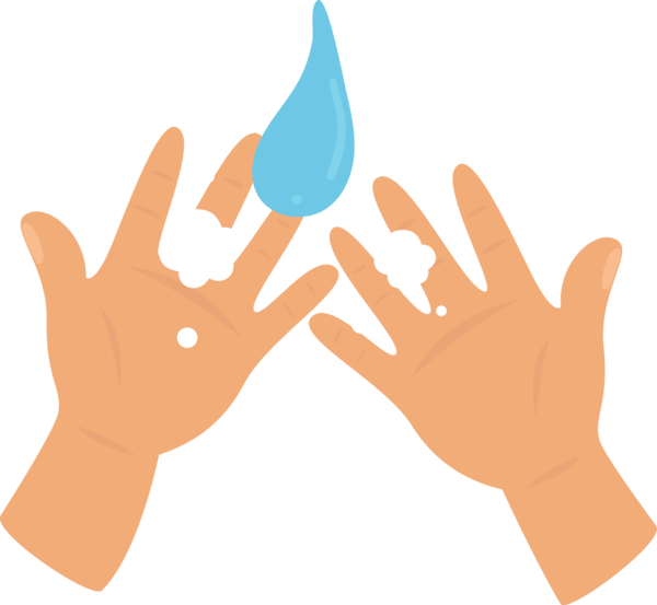 Transparent Global Handwashing Day Hand model Line Meter for Hand washing for Global Handwashing Day