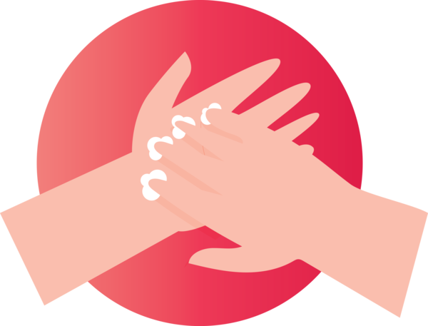 Transparent Global Handwashing Day Hand model Logo Nail for Hand washing for Global Handwashing Day