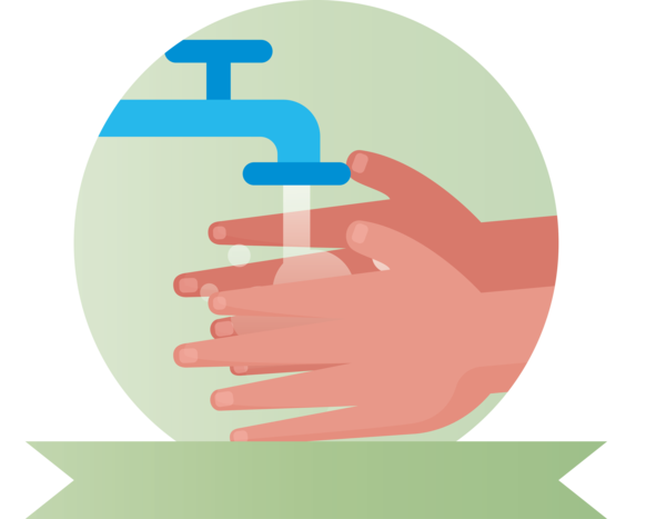Transparent Global Handwashing Day Logo Font Design for Hand washing for Global Handwashing Day
