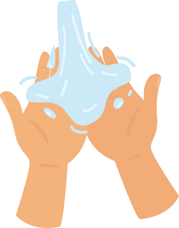 Transparent Global Handwashing Day Line Biology Science for Hand washing for Global Handwashing Day