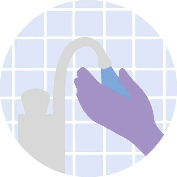Transparent Global Handwashing Day Pattern Purple Font for Hand washing for Global Handwashing Day