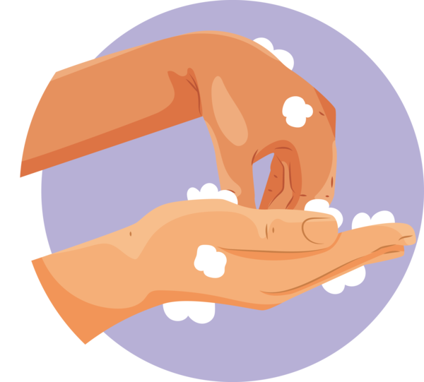 Transparent Global Handwashing Day Forehead Science Biology for Hand washing for Global Handwashing Day
