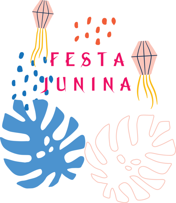 Transparent Festa Junina Line Point M-tree for Brazilian Festa Junina for Festa Junina