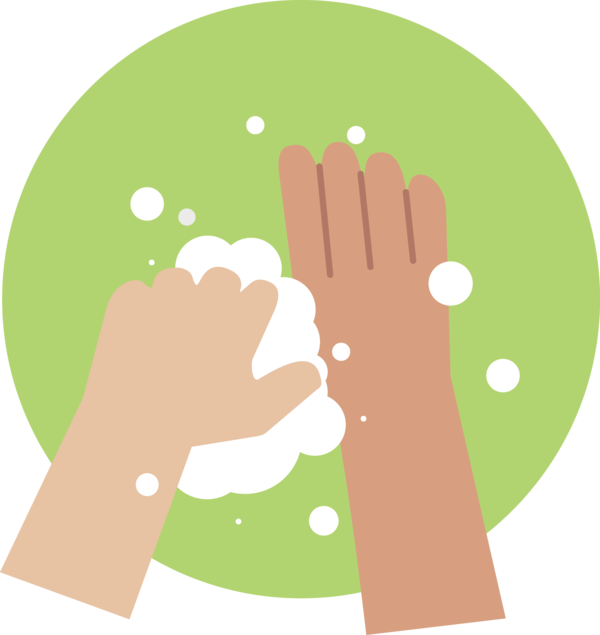 Transparent Global Handwashing Day Green Line Meter for Hand washing for Global Handwashing Day