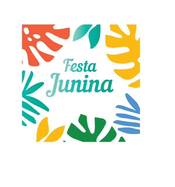 Transparent Festa Junina Logo Font Yellow for Brazilian Festa Junina for Festa Junina
