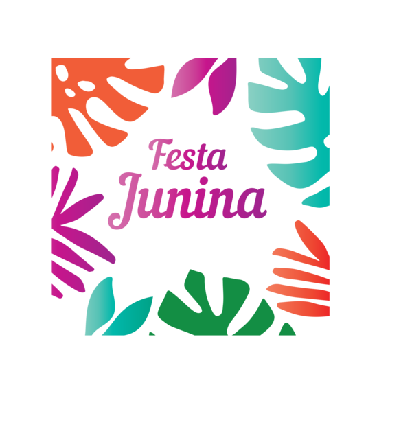 Transparent Festa Junina Logo Font Pink M for Brazilian Festa Junina for Festa Junina