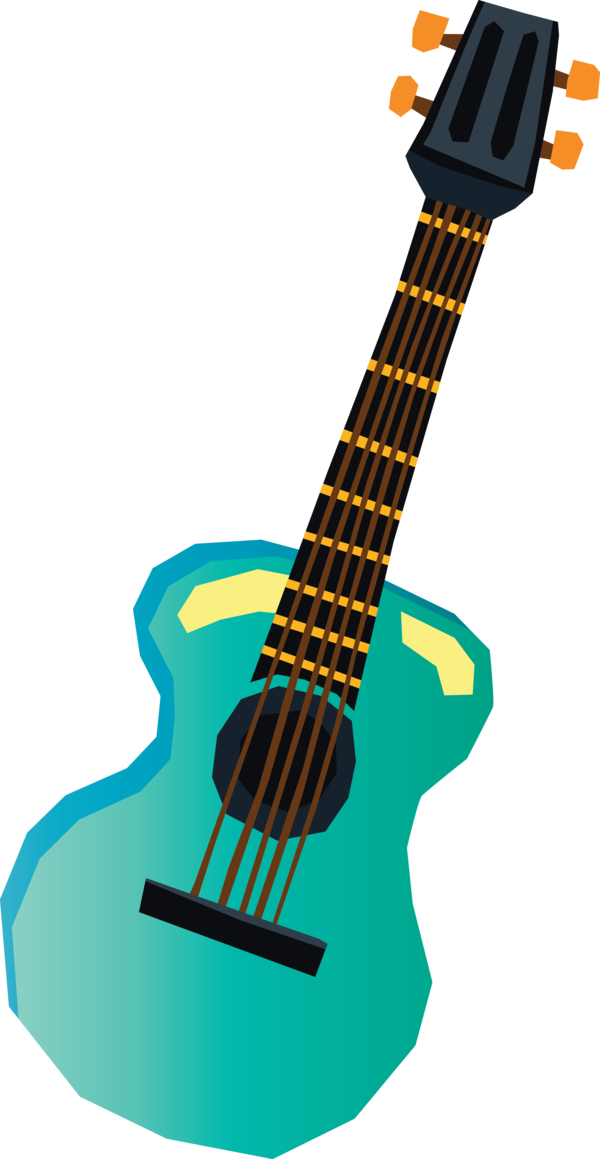 Transparent Brazilian Carnival Cuatro Bass guitar Acoustic guitar for Carnaval for Brazilian Carnival