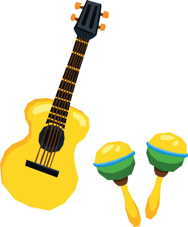Transparent Brazilian Carnival Cuatro Acoustic guitar Ukulele for Carnaval for Brazilian Carnival