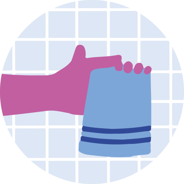 Transparent Global Handwashing Day Design Purple Font for Hand washing for Global Handwashing Day