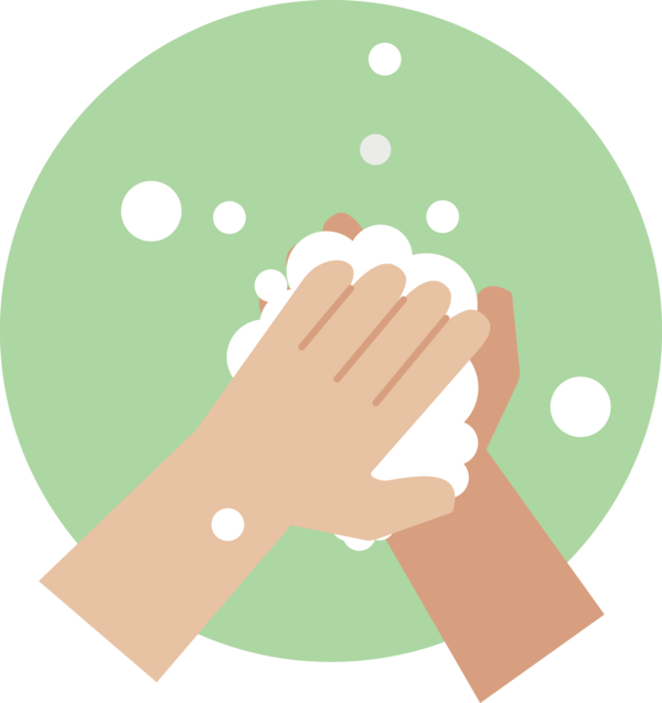 Transparent Global Handwashing Day Green Line Design for Hand washing for Global Handwashing Day