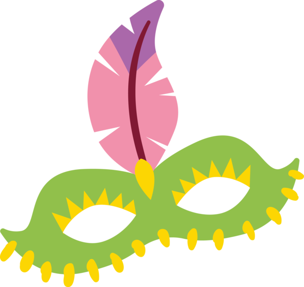 Transparent Brazilian Carnival Leaf M-tree Flower for Carnaval for Brazilian Carnival