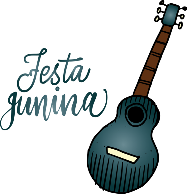 Transparent Festa Junina Acoustic guitar Ukulele Acoustic-electric guitar for Brazilian Festa Junina for Festa Junina