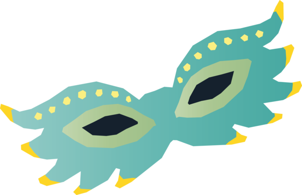Transparent Brazilian Carnival Mask Fish Line for Carnaval for Brazilian Carnival