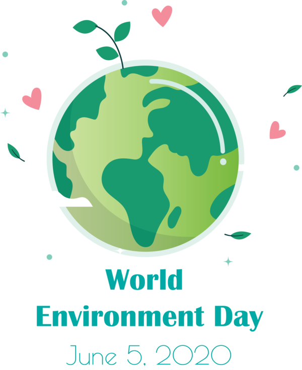 Transparent World Environment Day Earth Flat design Design for Environment Day for World Environment Day