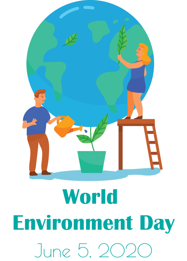 Transparent World Environment Day Earth Planet Cartoon for Environment Day for World Environment Day