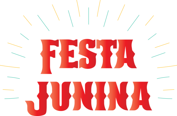 Transparent Festa Junina Logo Font Line for Brazilian Festa Junina for Festa Junina