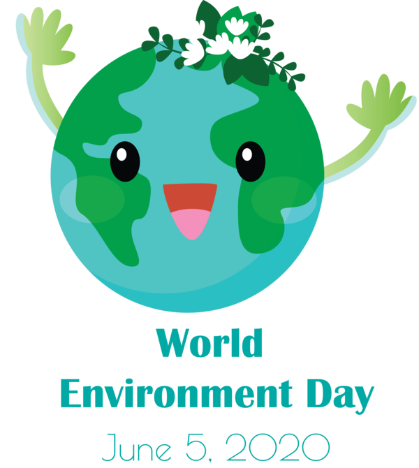 Transparent World Environment Day Flat design  Earth for Environment Day for World Environment Day