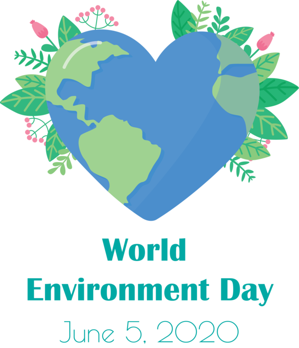 Transparent World Environment Day Earth  Flat design for Environment Day for World Environment Day