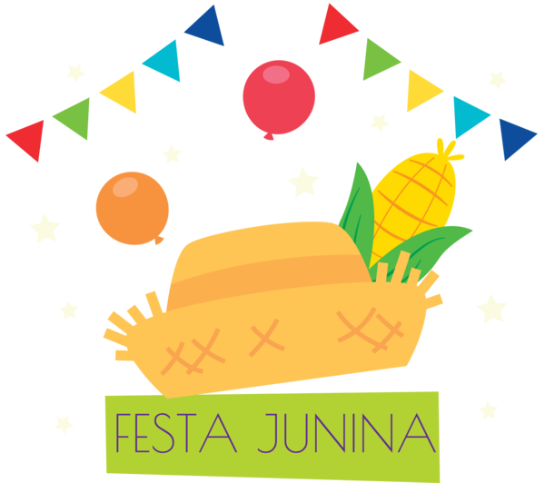 Transparent Festa Junina Poster  Motivational poster for Brazilian Festa Junina for Festa Junina
