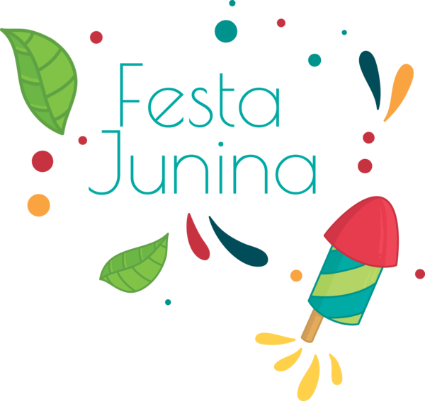 Transparent Festa Junina Leaf Logo Produce for Brazilian Festa Junina for Festa Junina